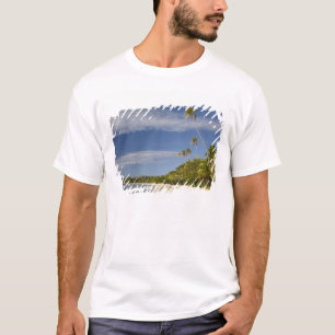 Beach and palm trees, Plantation Island Resort T-Shirt
