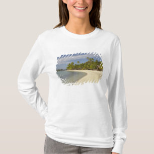 Beach and palm trees, Plantation Island Resort T-Shirt