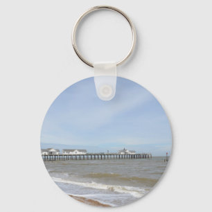 Beach And Pier At Southwold Suffolk Key Ring