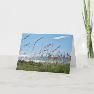 Beach and Sea Oats Greeting Card