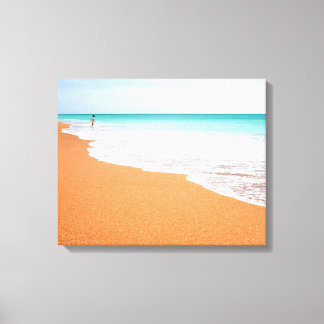 Beach and Sea Photo Canvas Print