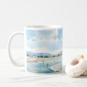 Beach And Wave of The Sea Coffee Mug