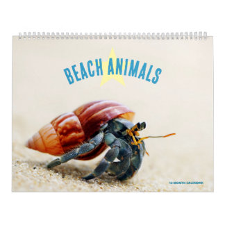 Beach Animals Calendar