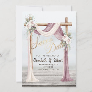 Beach Arbor Save The Date