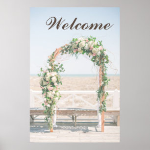 Beach Arbor Seating Chart or Welcome Sign