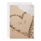 Beach Arbor Sunset Wedding Invitation