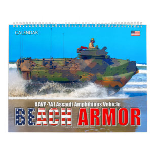 BEACH ARMOR - Assault Amphibious Vehicle Calendar