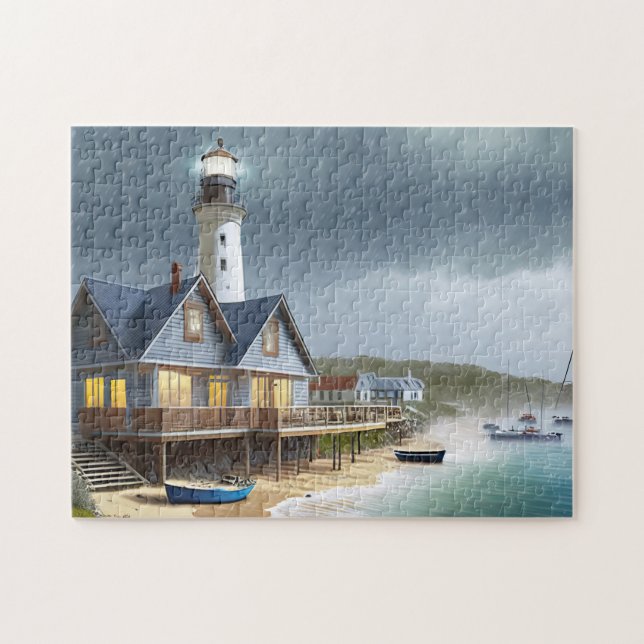 Beach Art Bold and Beautiful Jigsaw Puzzle Beach  (Horizontal)