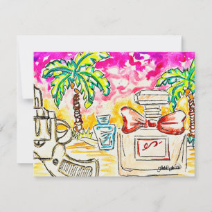 Beach Art Card