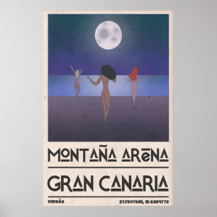 Beach Art Print - Three Figures Walking Towards