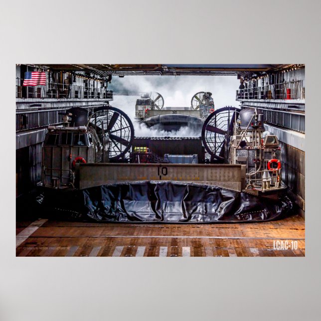 BEACH ASSAULT - LCAC-10 POSTER (Front)