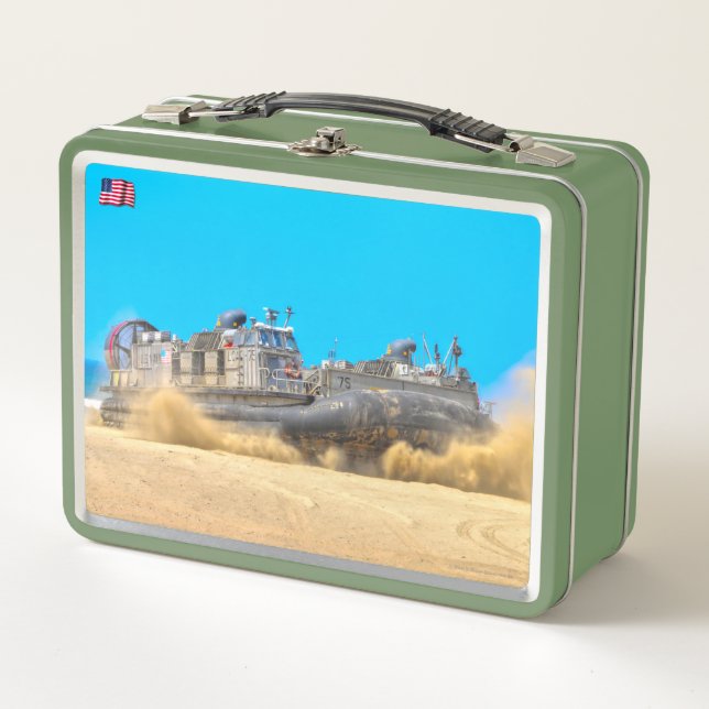 BEACH ASSAULT - LCAC METAL LUNCH BOX (Front)
