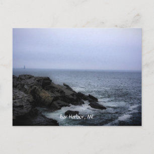 Beach at Acadia, Bar Harbour, ME Postcard