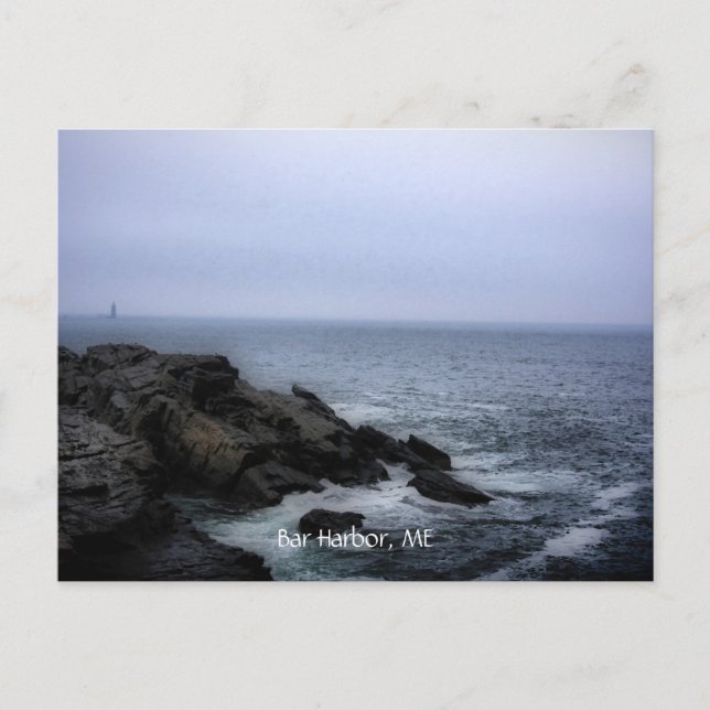 Beach at Acadia, Bar Harbour, ME Postcard (Front)