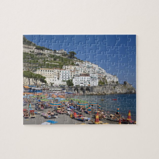 Beach at Amalfi, Campania, Italy Jigsaw Puzzle (Horizontal)