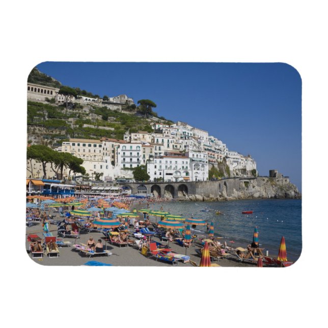 Beach at Amalfi, Campania, Italy Magnet (Horizontal)