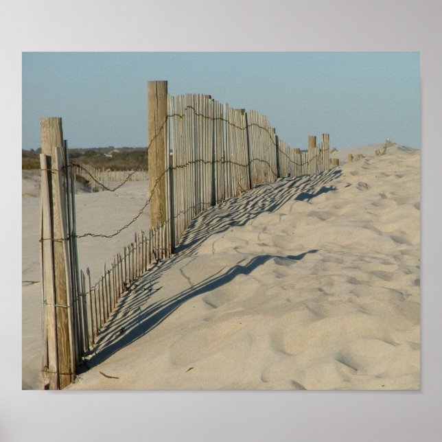 Beach at Assateague Poster (Front)