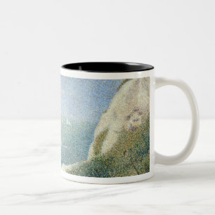 Beach at Bas Butin, Honfleur, 1886 Two-Tone Coffee Mug