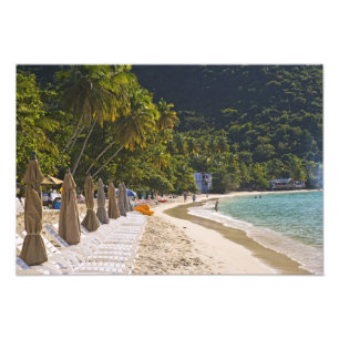 Beach at Cane Garden Bay, Island of Tortola Photo Print