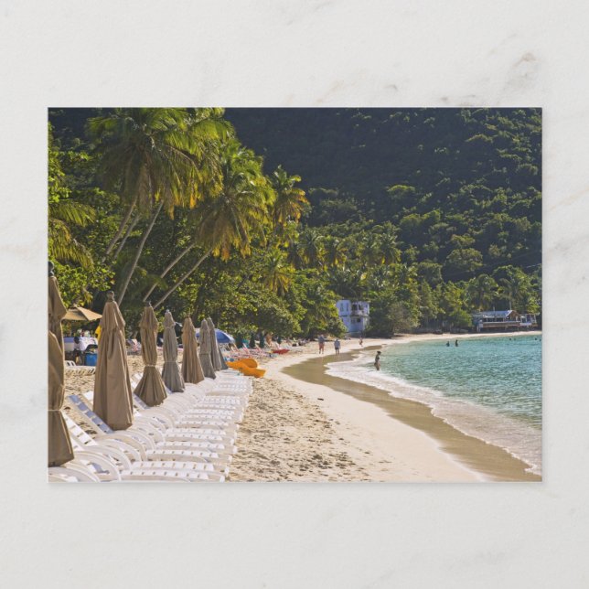 Beach at Cane Garden Bay, Island of Tortola Postcard (Front)