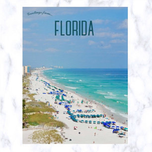 Beach at Destin Florida USA Postcard