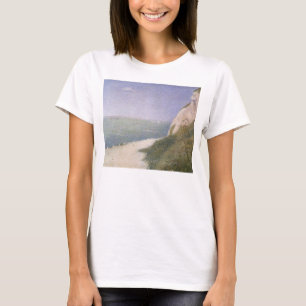Beach at Honfleur by Georges Seurat, Vintage Art T-Shirt