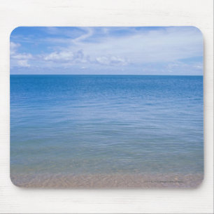 Beach at low tide mouse mat