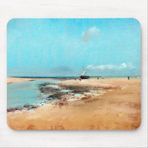 Beach at Low Tide(Mouth of the River), Edgar Degas Mouse Mat