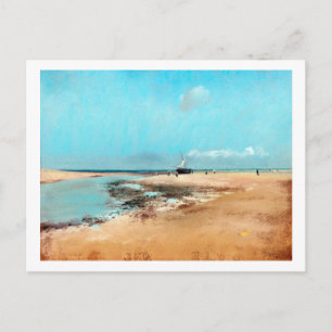 Beach at Low Tide(Mouth of the River), Edgar Degas Postcard