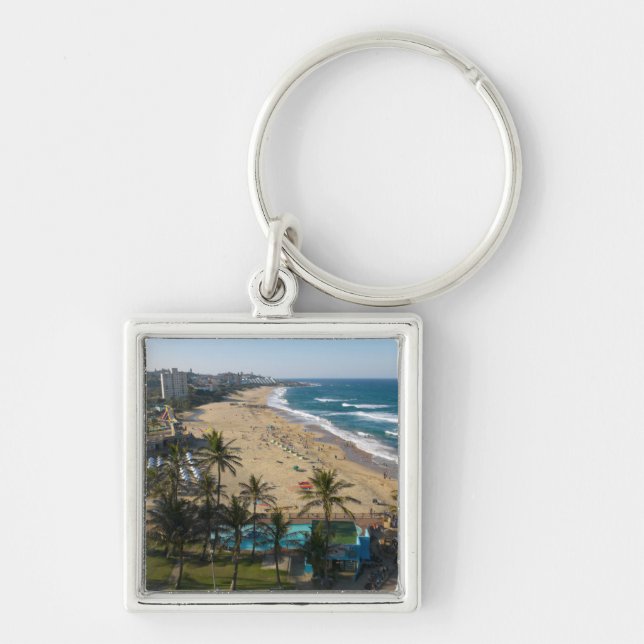 Beach At Margate, South Coast, Kwazulu-Natal 2 Key Ring (Front)