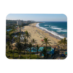 Beach At Margate, South Coast, Kwazulu-Natal 2 Magnet