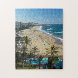 Beach At Margate, South Coast, Kwazulu-Natal Jigsaw Puzzle