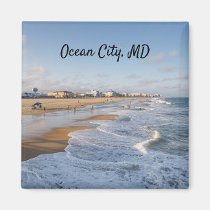 Beach at Ocean City, Maryland Magnet