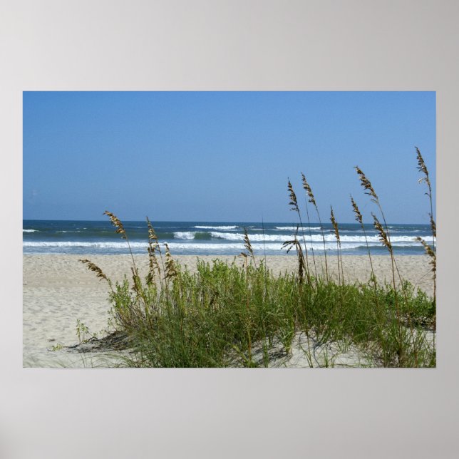 Beach at Ocracoke Poster (Front)