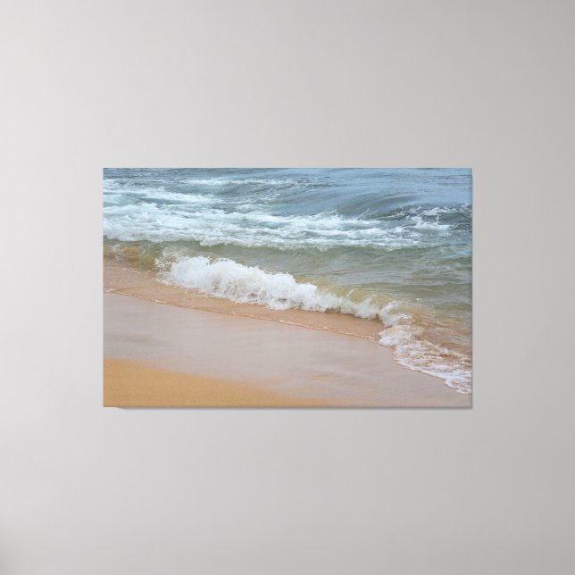 Beach at Poipu Canvas Print (Front)