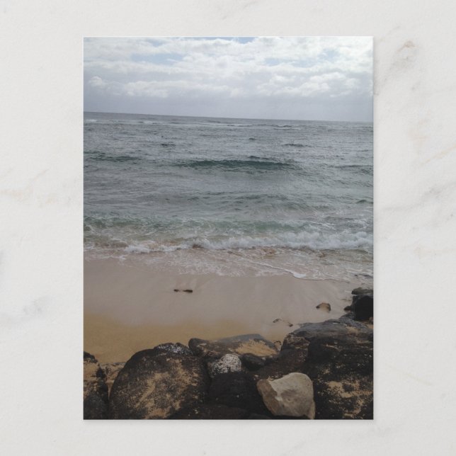 Beach at Poipu Postcard (Front)