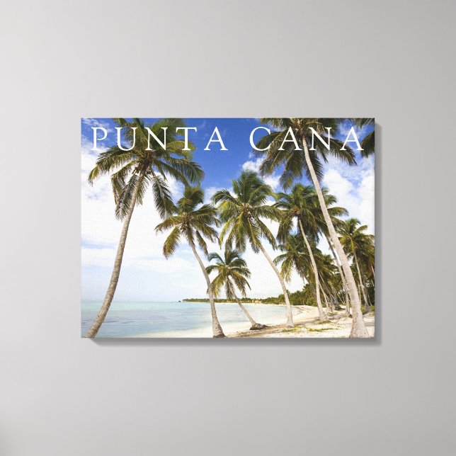 Beach at Punta Cana | Dominican Republic Canvas Print (Front)