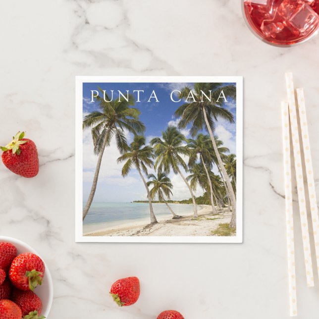 Beach at Punta Cana | Dominican Republic Napkin (Insitu)