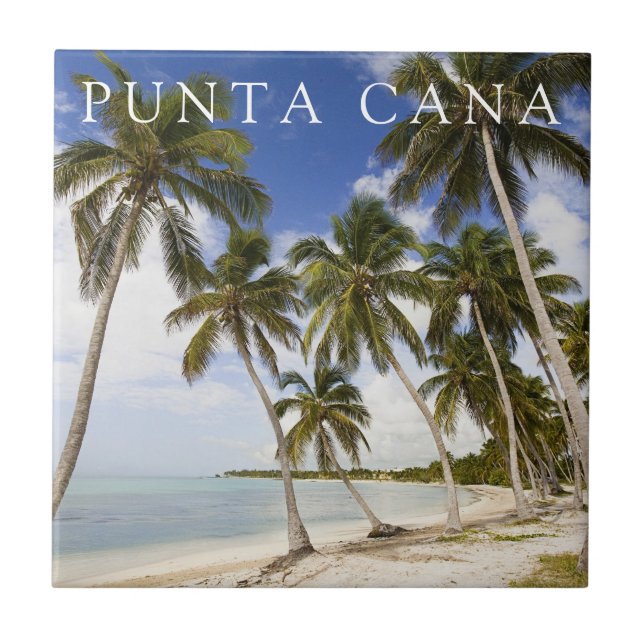 Beach at Punta Cana | Dominican Republic Tile (Front)