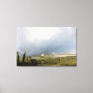 Beach at Shoreham Canvas Print