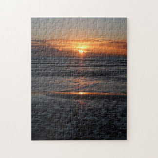 Beach at Sunset Jigsaw Puzzle