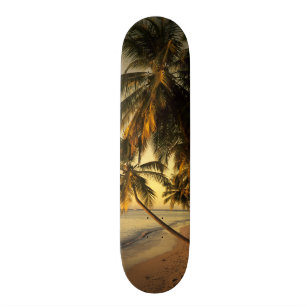 Beach at sunset, Trinidad Skateboard