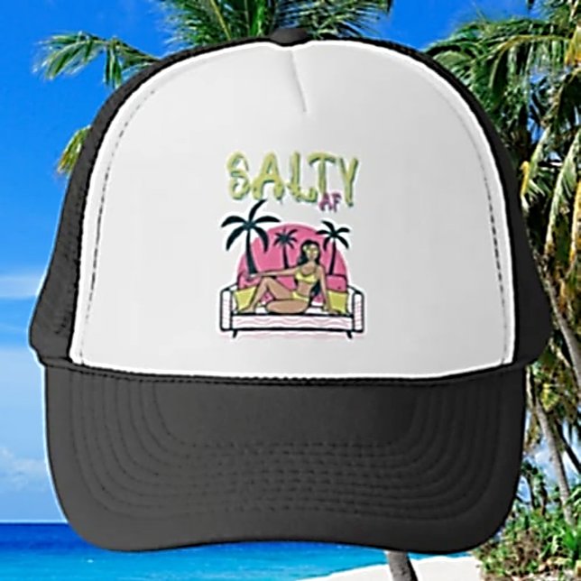 Beach Babe by Salty AF Trucker Hat (Creator Uploaded)