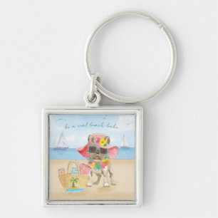 Beach Babe Key Ring