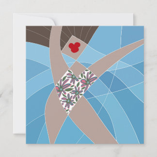 Beach Babe Swimsuit Model Fashion Illustration Card