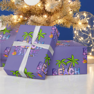 Beach Babe Wrapping Paper
