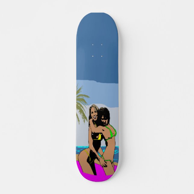 Beach Babes Skateboard (Front)