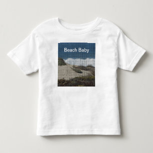 Beach Baby California Coastal Landscape Sand Ocean Toddler T-Shirt