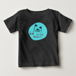 Beach Baby Grey  T-Shirt
