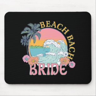 Beach Bach Bride Bridesmaid Retro Summer Bachelore Mouse Mat